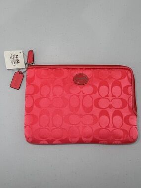 Coach Legacy Signature Nylon E-Reader Case NWT